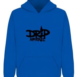 Drip Apparel Long Sleeve Hoodie Blue